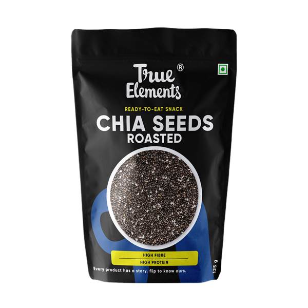 True Elements Roasted Chia Seeds 125 gm